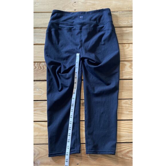 Gap Fit Athletic Cropped Leggings Pants Size Small Women’s Black High Waisted - Picture 6 of 7
